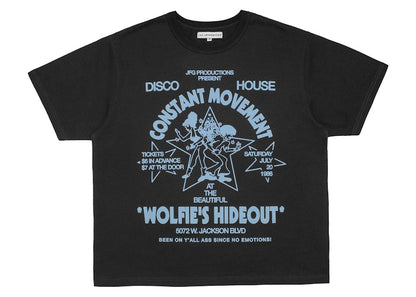 Joe Freshgoods Wolfie's Hideout T-shirt Washed Black