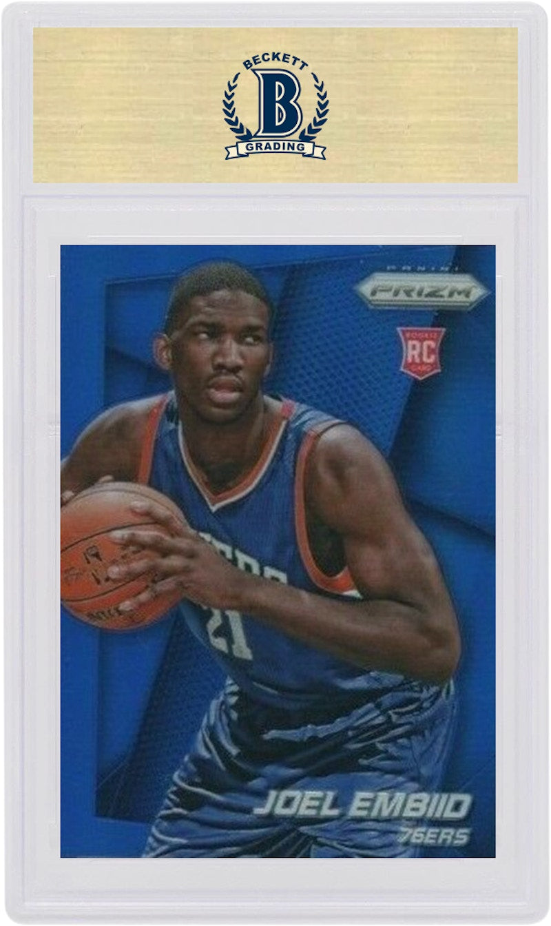Joel Embiid 2013 Panini Prizm Rookie Blue #253 (PSA or BGS Graded)