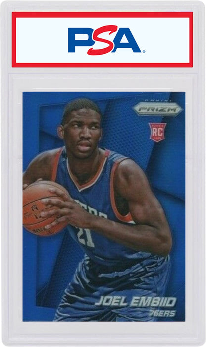 Joel Embiid 2013 Panini Prizm Rookie Blue #253 (PSA or BGS Graded)