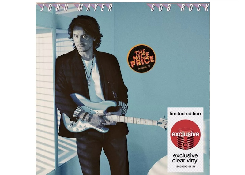 John Mayer Sob Rock Target Exclusive LP Vinyl Clear