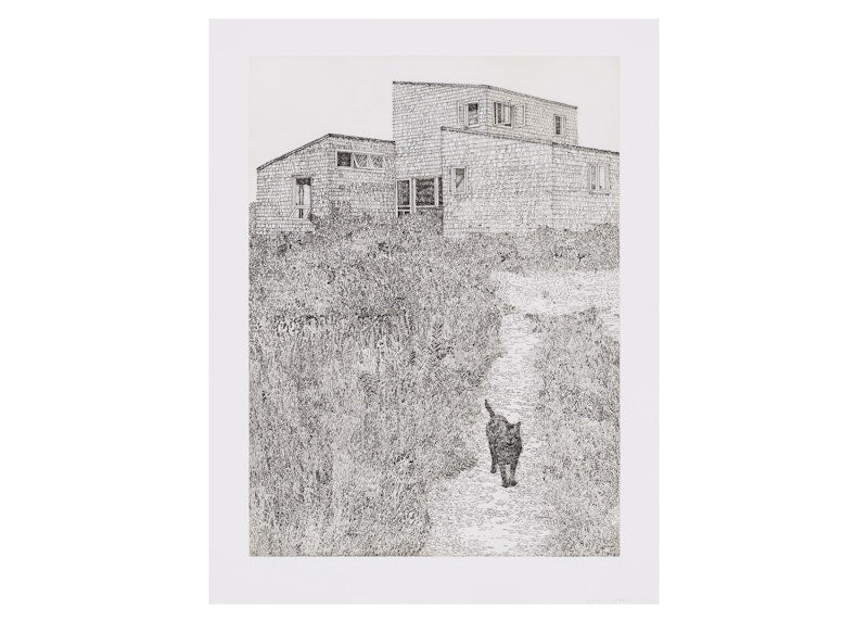 Jonas Wood C.M.Z. House on M.V. with Ptolemy Print (Signed, Edition of 35)