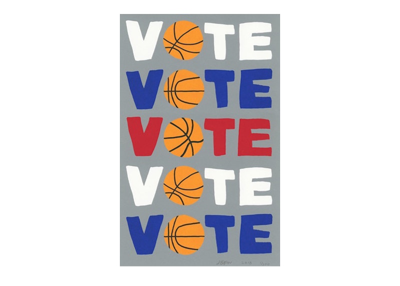 Jonas Wood VOTE (First Edition) Print (Signed, Edition of 300)