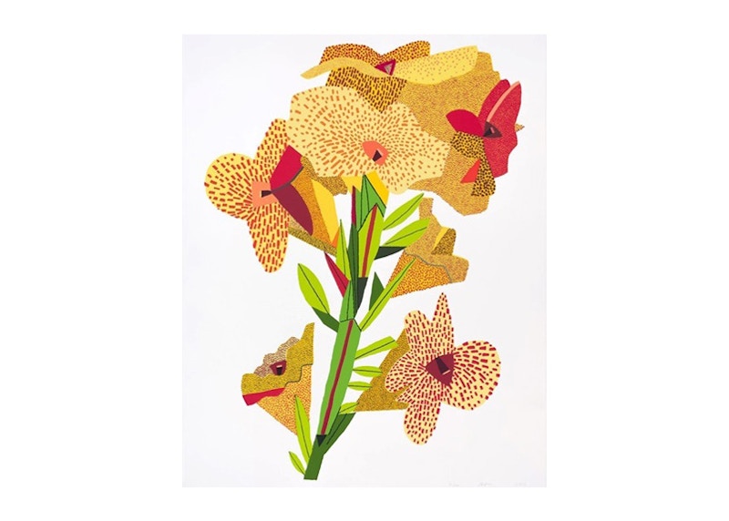 Jonas Wood Yellow Flower Print (Signed, Edition of 100)