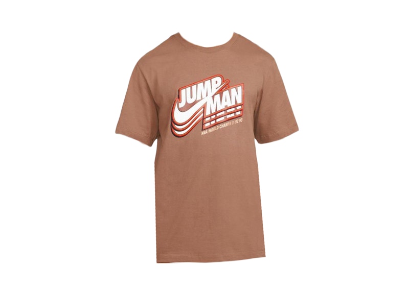Jordan Air Jumpman T-shirt Archaeo Brown/Metallic Gold