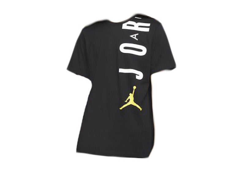 Jordan Air Stretch T-shirt Black/White/Tour Yellow