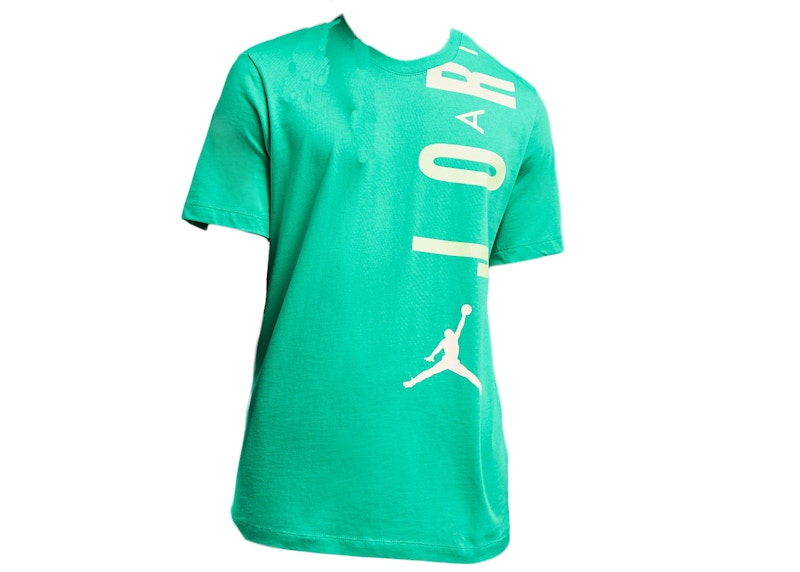Jordan Air Stretch T-shirt Stadium Green/Ghost Green/Orange Pearl