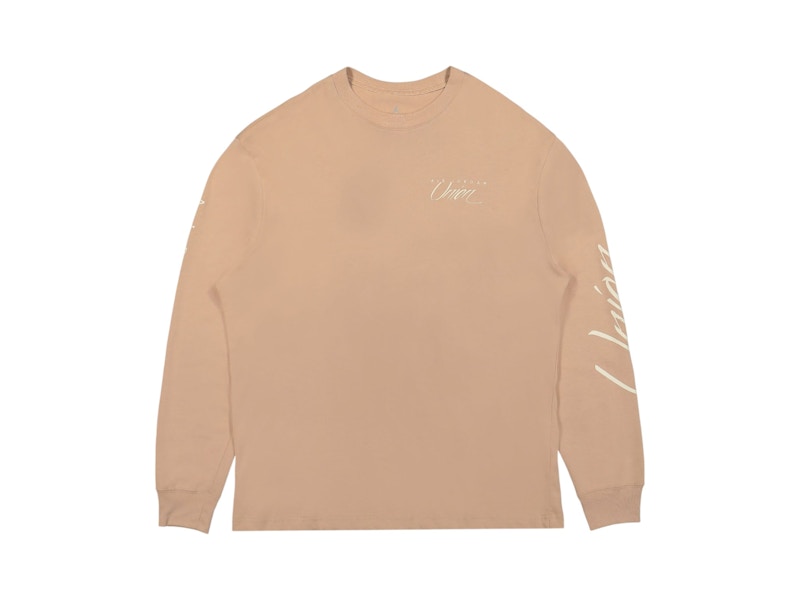 Jordan Air x Union T Hoodie Beige