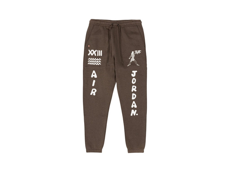Jordan Artist Series By Umar Rashid Flight Fleece Sweatpants Brown