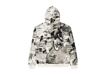 Jordan Brooklyn Fleece Printed Pullover Hoodie Black/Sail/Black