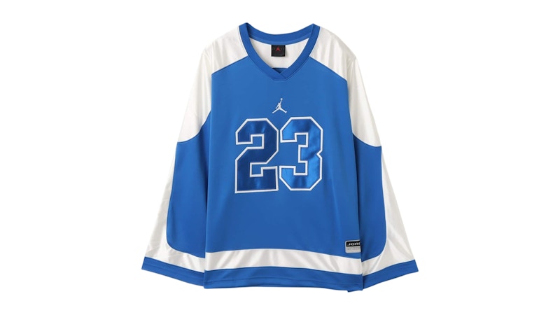 Jordan Brooklyn University Hockey Jersey Blue/White