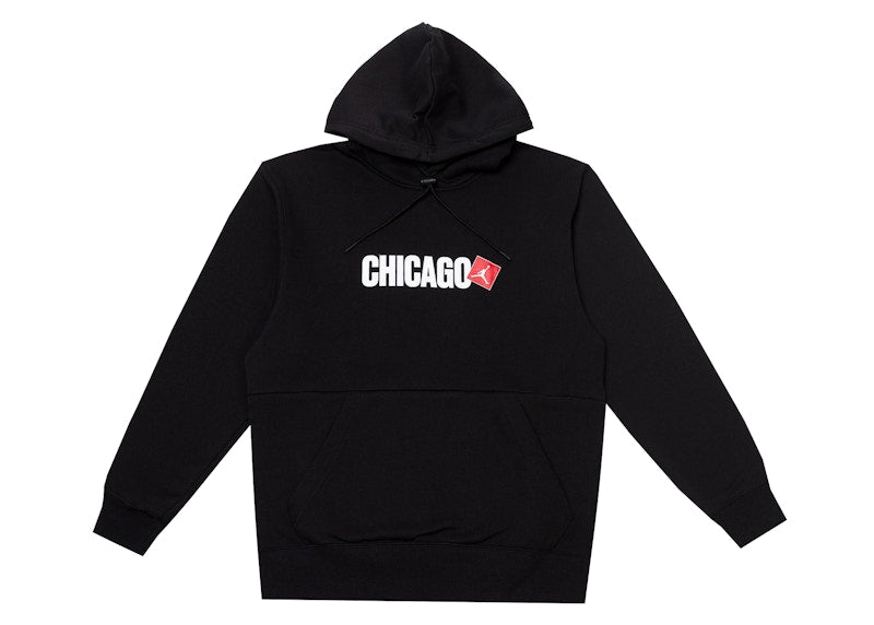 Jordan Chicago City Pullover Hoodie Black