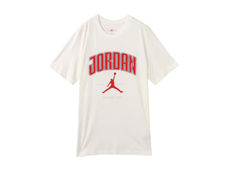Jordan City 88 Crew T-shirt White/Red