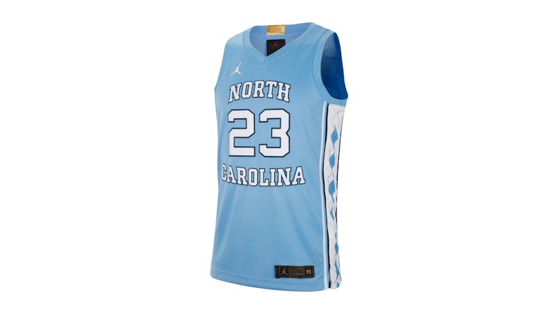 Jordan College Unc Limited Basketball Jersey Blue