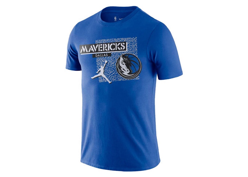 Jordan Dallas Mavericks Essential Statement Dri-Fit T-shirt Blue