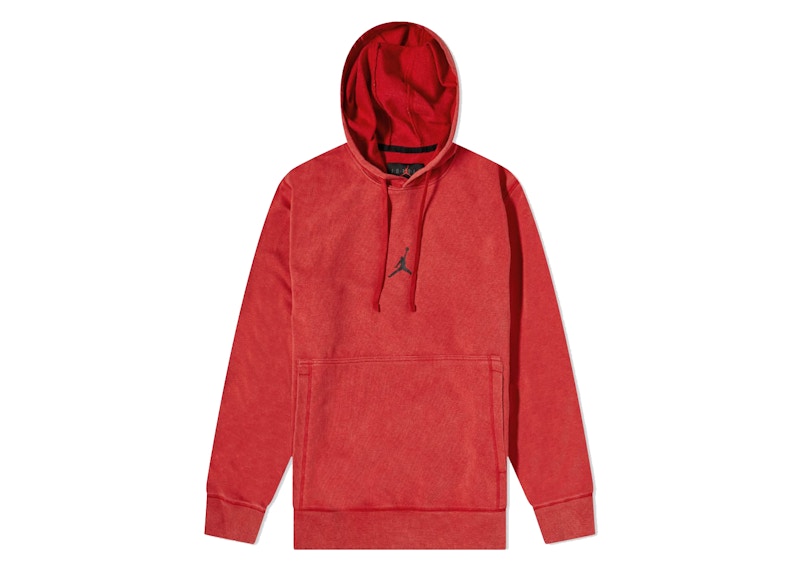 Jordan Dri-FIT Air Fleece Pullover Hoodie Gym Red/Black