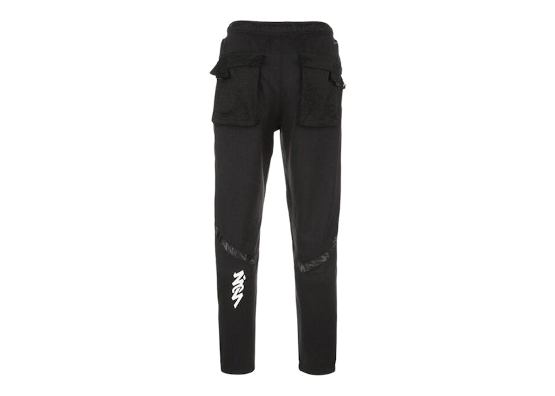 Jordan Dri-FIT Zion Fleece Pants Black/White