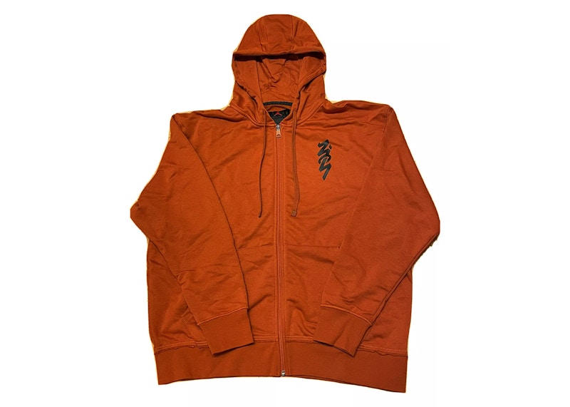 Jordan Dri-Fit Zion Full-Zip Hoodie Russett/Black