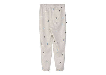 Jordan Essential Print Fleece Pants Oatmeal Heather