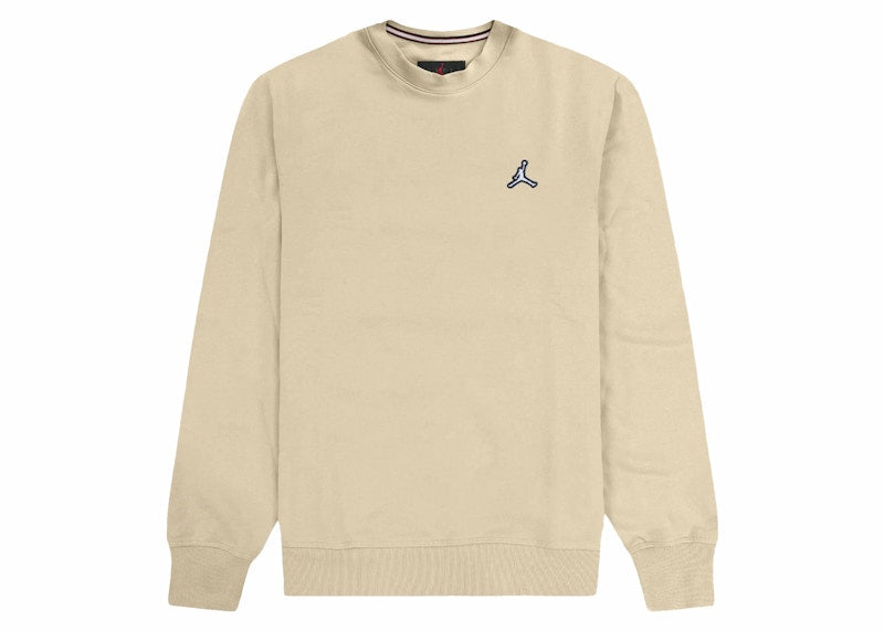 Jordan Essentials Fleece Crew Pullover Sweatshirt Cream