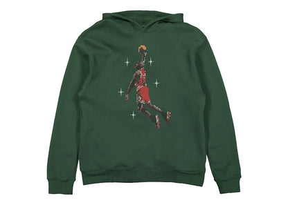 Jordan Essentials Slam Dunk Contest Graphic Fleece Hoodie Pine Green