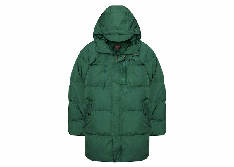Jordan Essentials Statement Down Parka Jacket Green