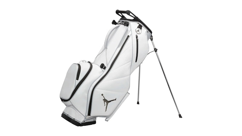 Jordan Fade Away Premium Mirror Six-Way Golf Bag White/Wolf Grey/Metallic Silver