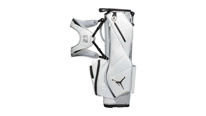 Jordan Fade Away Premium Mirror Six-Way Golf Bag White/Wolf Grey/Metallic Silver