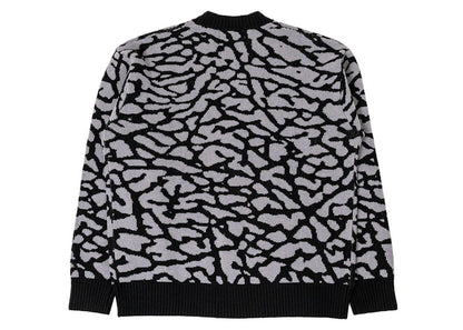 Jordan Fight Heritage Knit Cardigan (Asia Sizing) Black Cement Grey