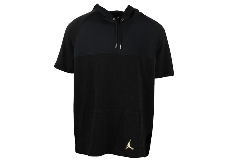 Jordan Flight 23 Short Sleeve PO Hoodie Black