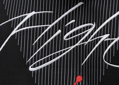 Jordan Flight Graphic Pullover Hoodie Black/Gym Red