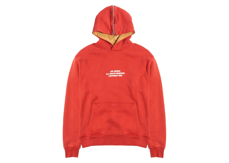 Jordan Flight Heritage Fleece Hoodie Red Clay