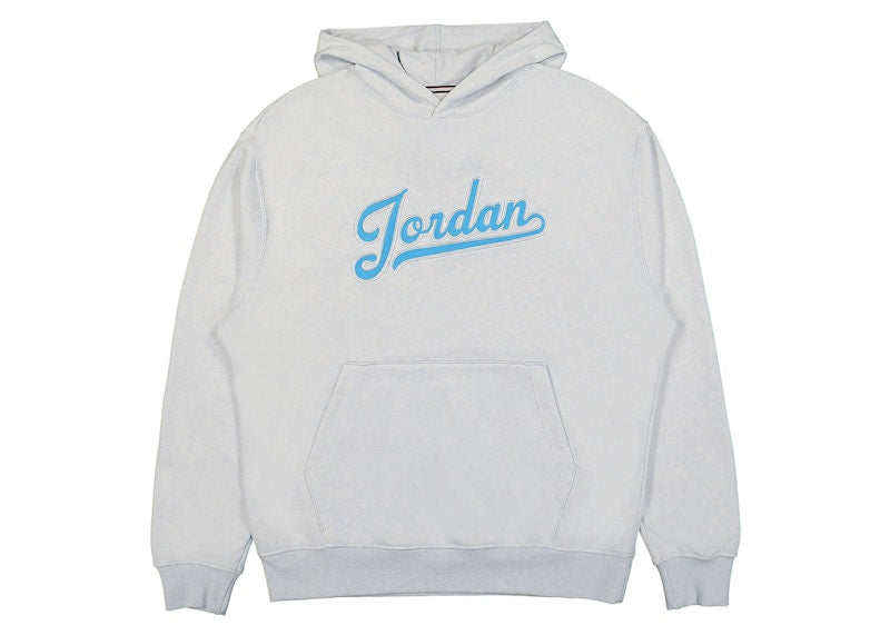 Jordan Flight MVP Fleece Pullover Hoodie Light Grey