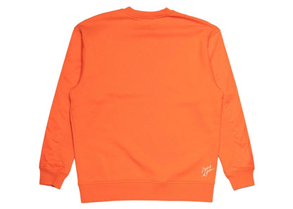 Jordan Flight MVP Graphic Fleece Crewneck Sweatshirt Orange