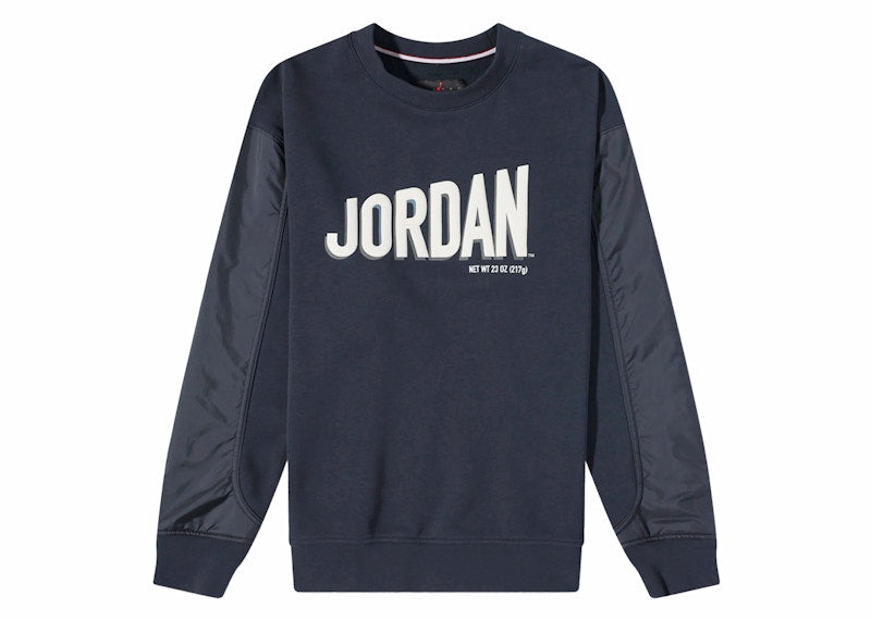 Jordan Flight MVP Graphic Fleece Crewneck Sweatshirt Phantom/Black