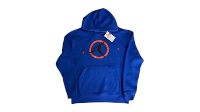 Jordan Flight MVP Graphic Fleece Pullover Hoodie Blue