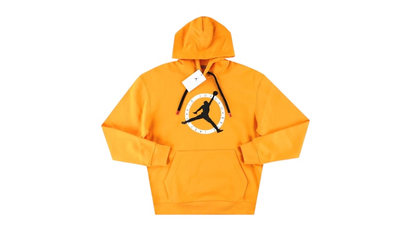 Jordan Flight MVP Graphic Fleece Pullover Hoodie Orange