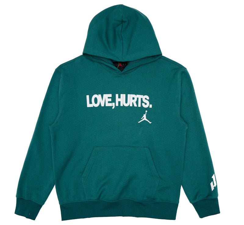 Jordan Jalen Hurts Love Hurts Pullover Fleece Hoodie Sport Teal