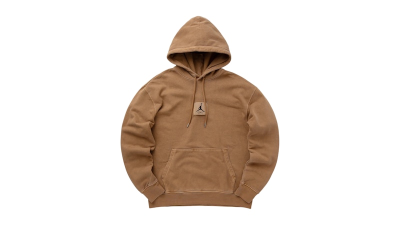 Jordan Jordan Flight Essentials Fleece Hoodie Brown
