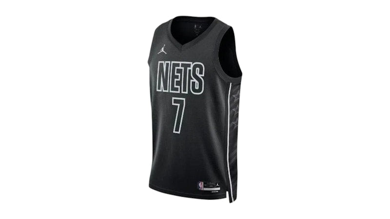 Jordan Kevin Durant Brooklyn Nets 2023 Jersey Black