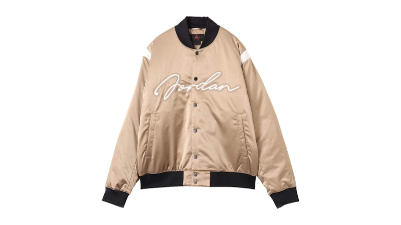 Jordan MVP Varsity Bomber Jacket Beige