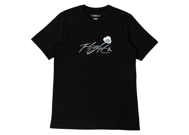 Jordan Metallic Spring Graphic Short Sleeve T-shirt Black/White/Blue