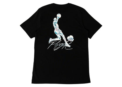 Jordan Metallic Spring Graphic Short Sleeve T-shirt Black/White/Blue