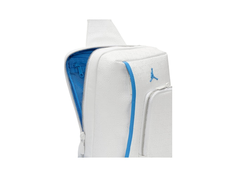 Jordan Monogram Sling 3L Bag White