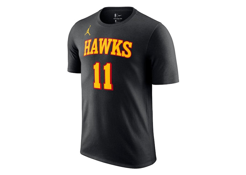 Jordan NBA Atlanta Hawks Trae Young T-shirt Black/Yellow