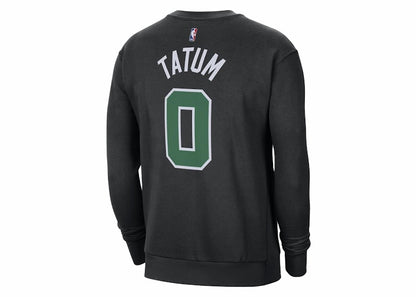 Jordan NBA Boston Celtics Jayson Tatum Courtside Statement Edition Fleece Loose Fit Sweatshirt Black