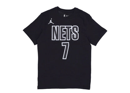 Jordan NBA Brooklyn Nets Kevin Durant Statement Edition T-shirt Black/White