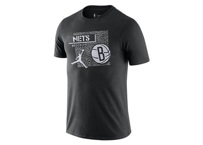 Jordan NBA Brooklyn Nets Logo Dri-Fit T-shirt Black