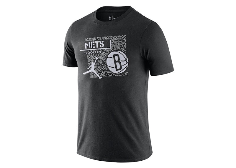Jordan NBA Brooklyn Nets Logo Dri-Fit T-shirt Black