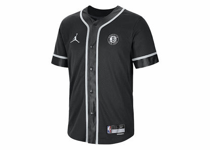Jordan NBA Brooklyn Nets Statement Edition Dri-Fit T-shirt Black/White
