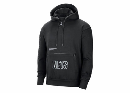 Jordan NBA Brooklyn Nets Statement Edition Loose Fit Hoodie Black